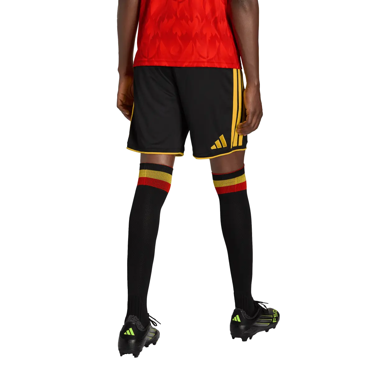 Belgien Herrenfußballshort Home 2026, Heimshorts mit Climacool für Spiel, Training und Fanmomente - machsport – Bild 