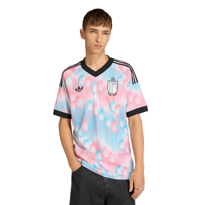 Belgien Herrenfußballshirt Away 2026, Auswärtstrikot mit Climacool für Spiel, Training und Fanmomente - machsport