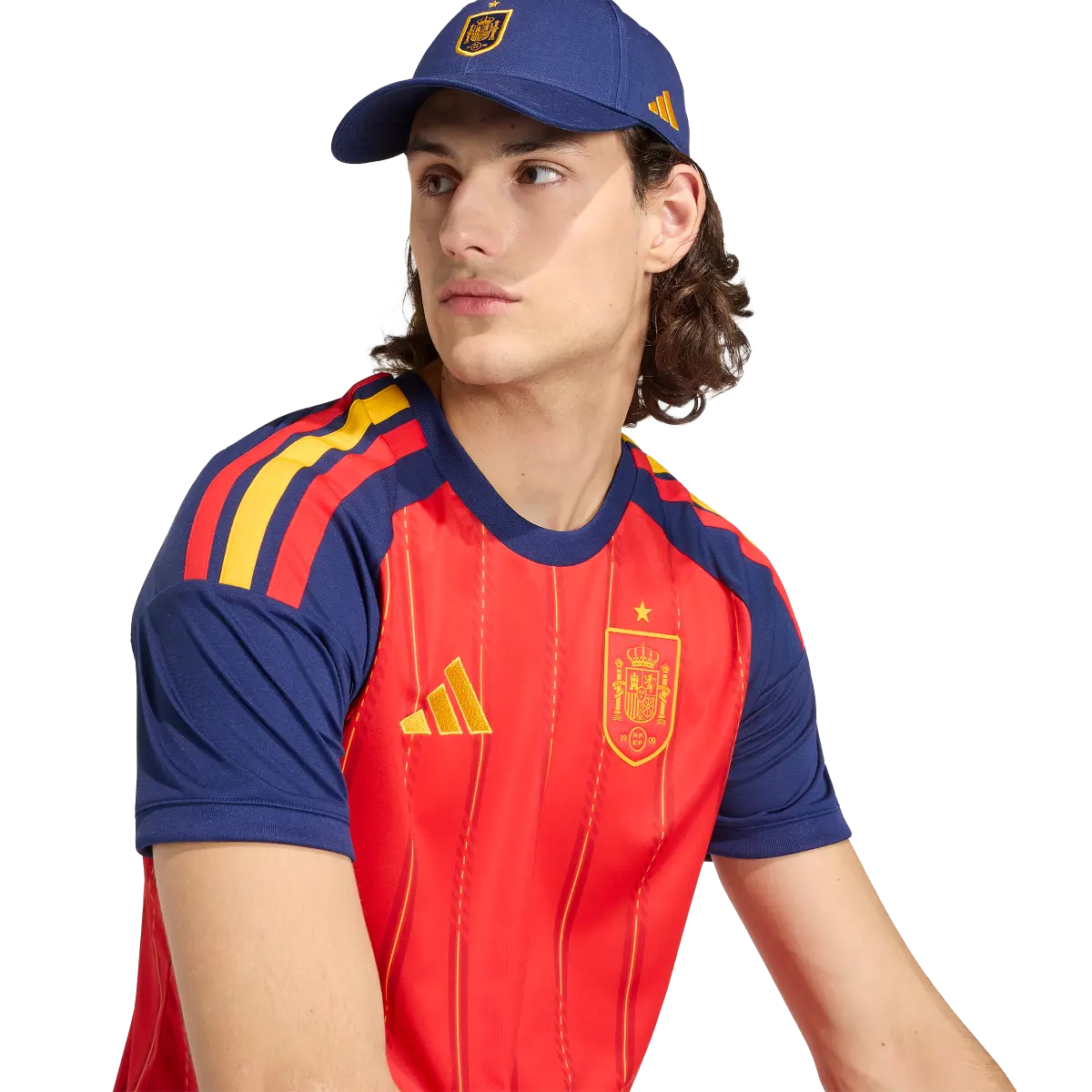 Spanien Herrenfußballshirt Home Jersey 2026, Heimtrikot mit Climacool für Spiel, Training und Fan Einsatz - machsport – Bild 