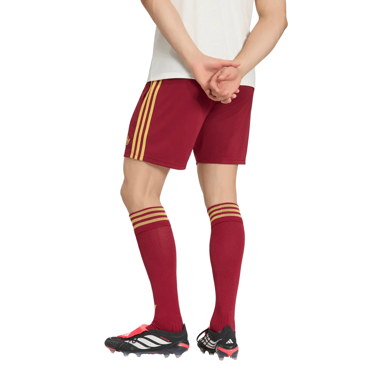 Spanien Herrenfußballshort Away 2026, Auswärtsshorts mit Climacool für Spiel, Training und Fan Einsatz - machsport