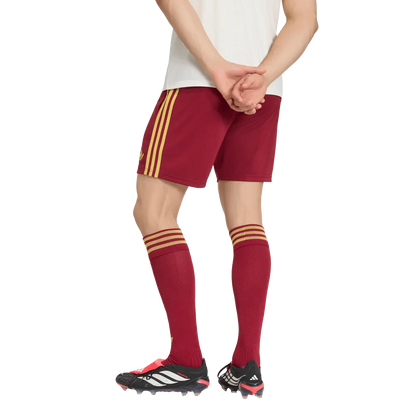 Spanien Herrenfußballshort Away 2026, Auswärtsshorts mit Climacool für Spiel, Training und Fan Einsatz - machsport