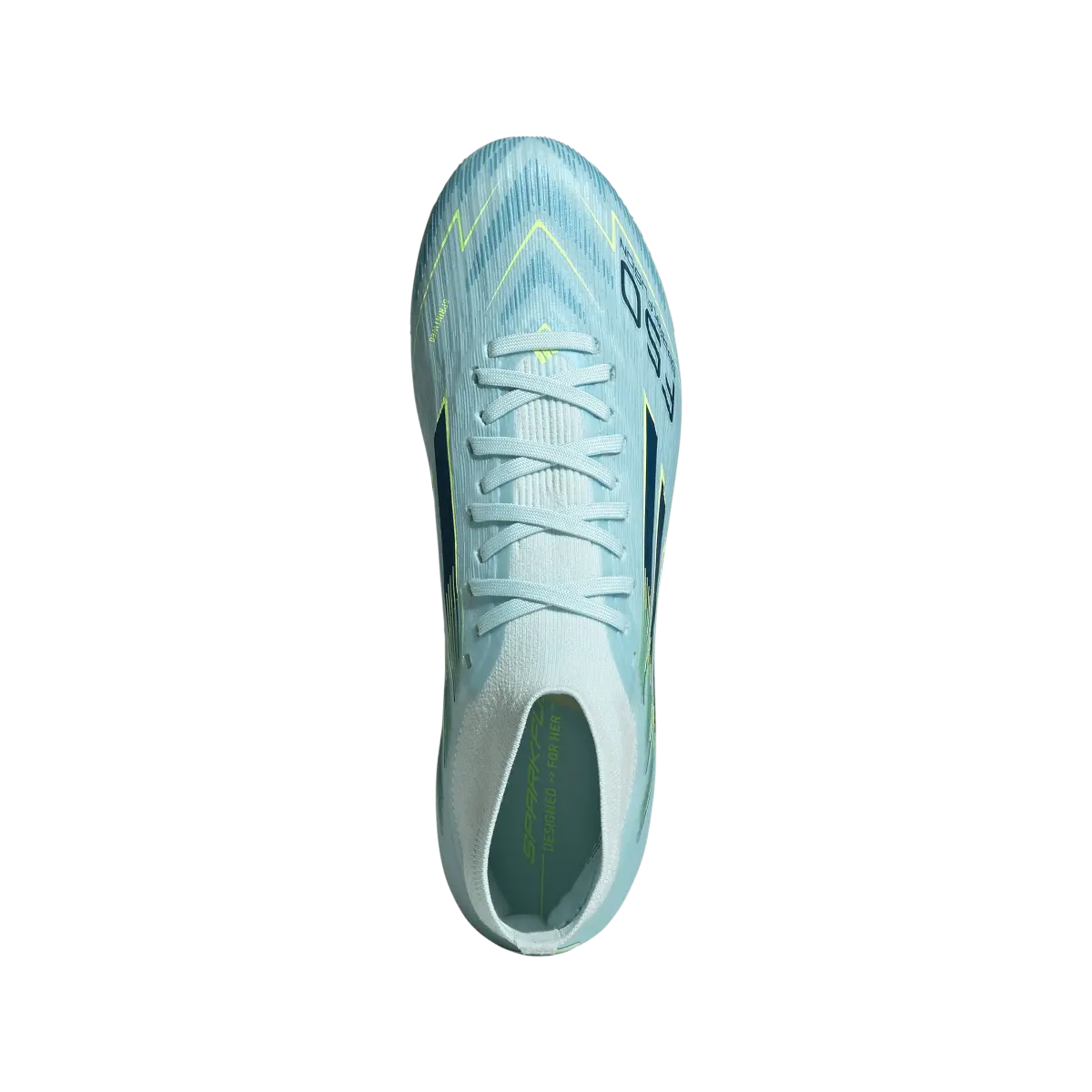 Adidas Fußballschuhe F50 Sparkfusion Pro, Mid Cut Fußballschuhe für feste Böden und Kunstrasen mit Primeknit Schaft - machsport – Bild 