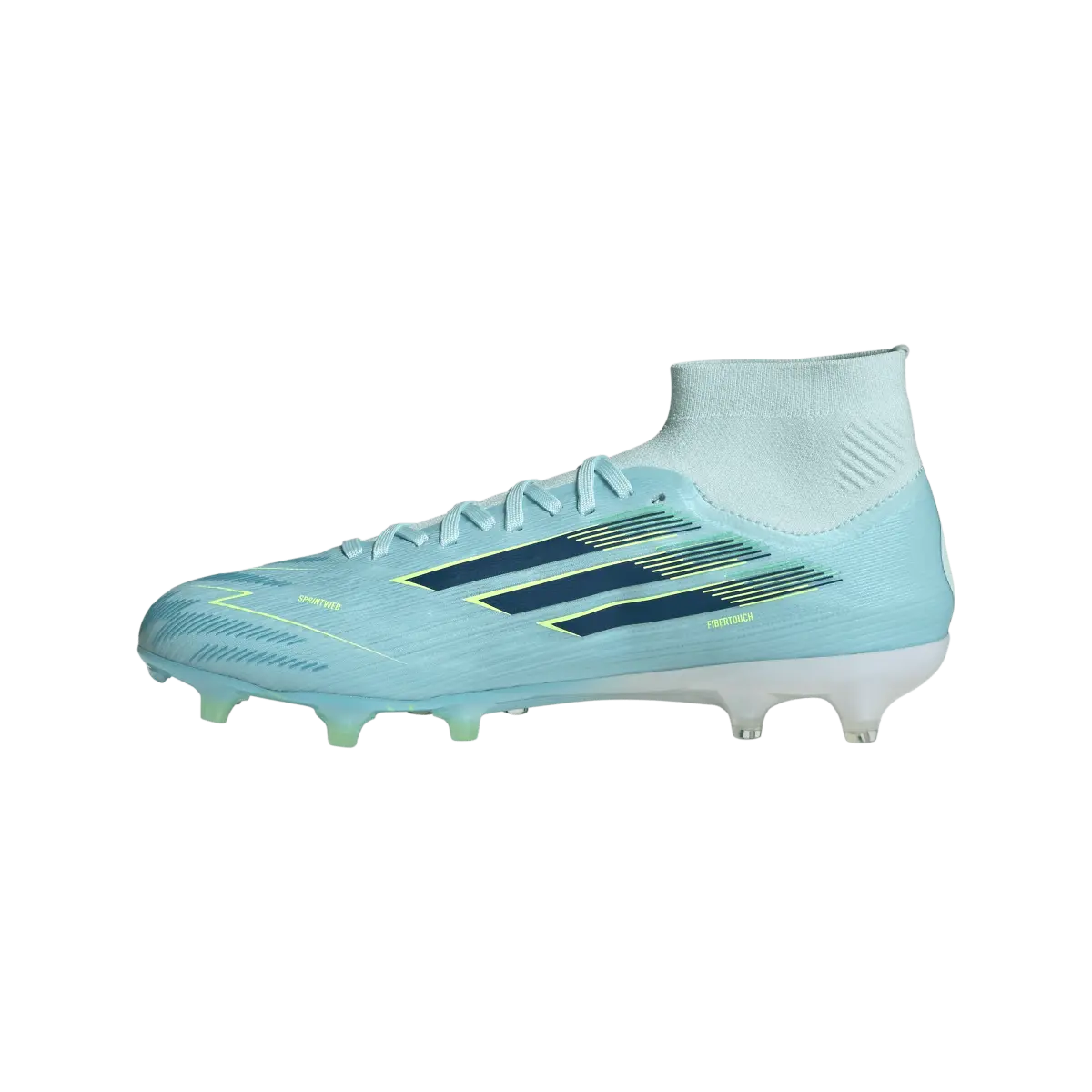 Adidas Fußballschuhe F50 Sparkfusion Pro, Mid Cut Fußballschuhe für feste Böden und Kunstrasen mit Primeknit Schaft - machsport