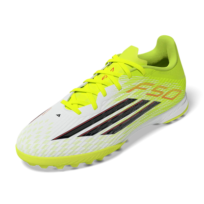 Adidas Fußballschuhe F50 League TF, Turf Fußballschuhe für Kunstrasen mit EVA-Dämpfung und Fiberskin Obermaterial - machsport