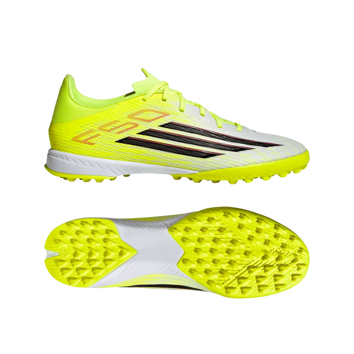 Adidas Fußballschuhe F50 League TF, Turf Fußballschuhe für Kunstrasen mit EVA-Dämpfung und Fiberskin Obermaterial - machsport
