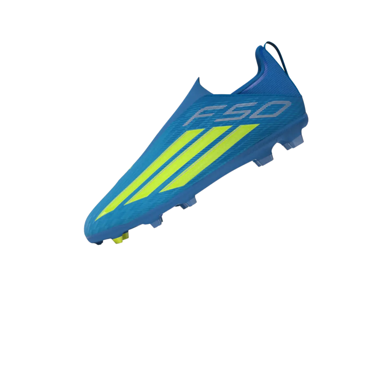 Adidas Kinderfußballschuhe F50 League LL FG/MG, schnürlose Fußballschuhe für feste Böden und Kunstrasen mit Sprintplate 360 - machsport