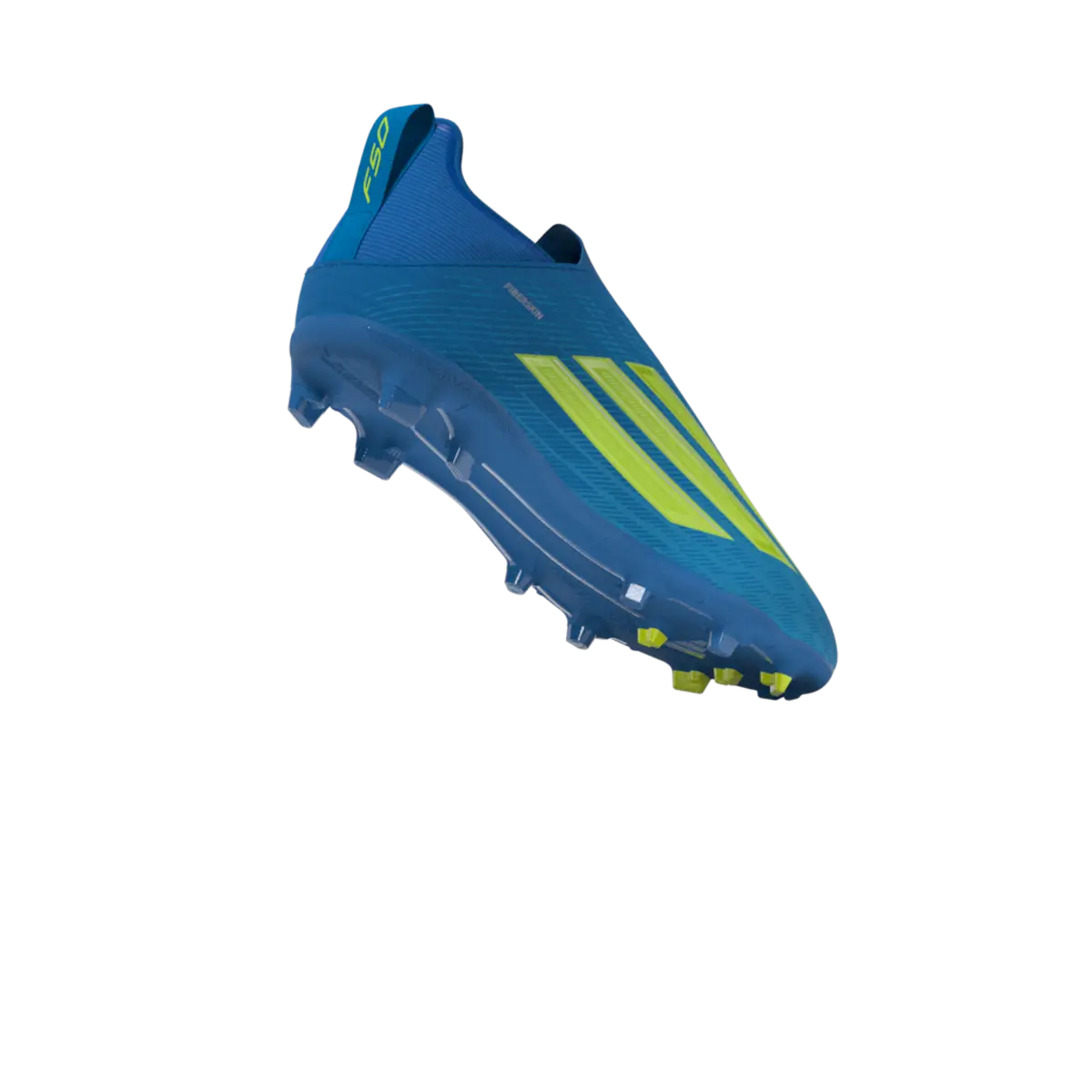 Adidas Kinderfußballschuhe F50 League LL FG/MG, schnürlose Fußballschuhe für feste Böden und Kunstrasen mit Sprintplate 360 - machsport