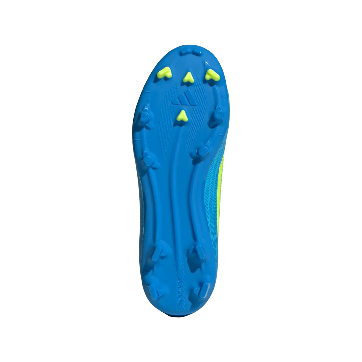 Adidas Kinderfußballschuhe F50 League LL FG/MG, schnürlose Fußballschuhe für feste Böden und Kunstrasen mit Sprintplate 360 - machsport