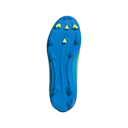 Adidas Kinderfußballschuhe F50 League LL FG/MG, schnürlose Fußballschuhe für feste Böden und Kunstrasen mit Sprintplate 360 - machsport
