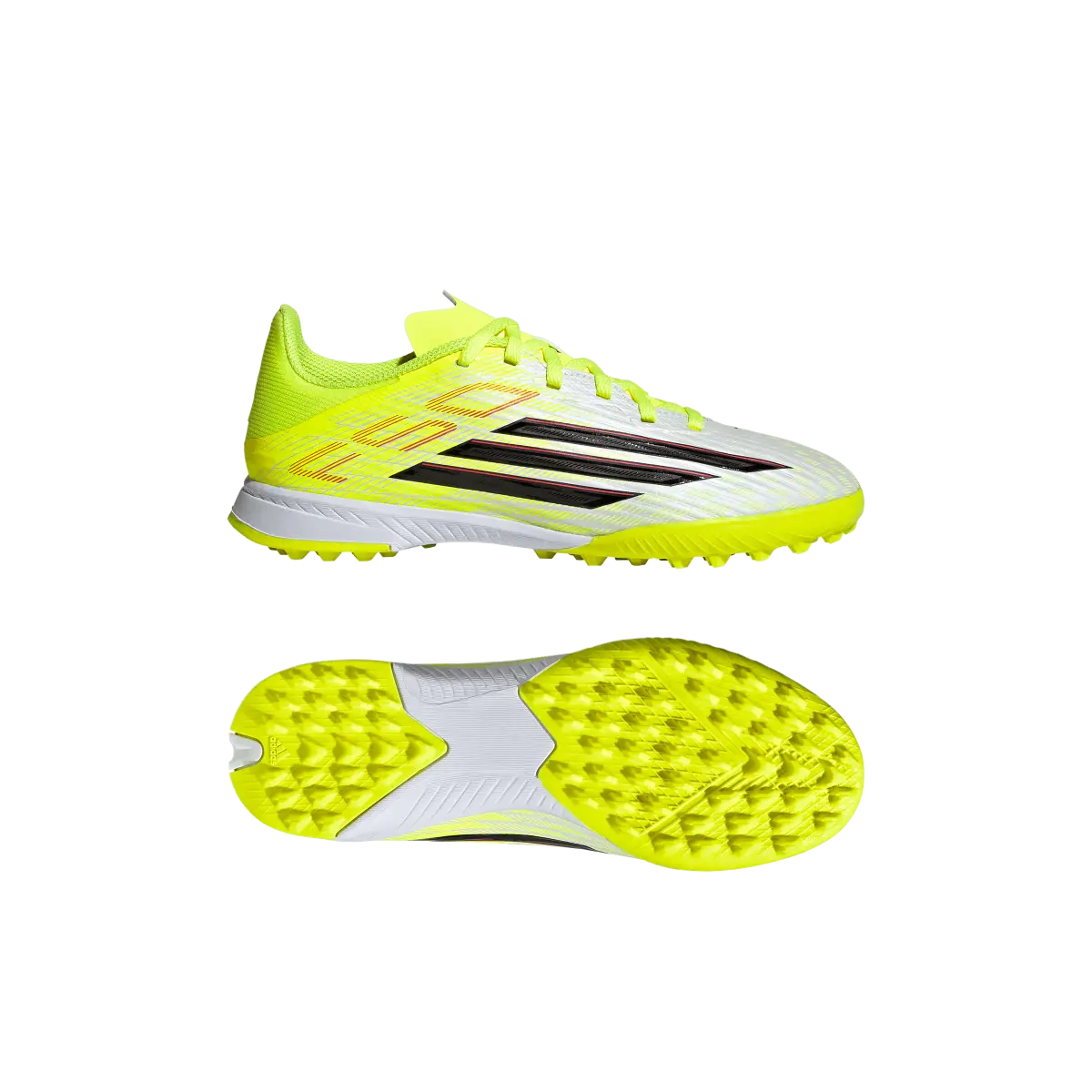 Adidas Kinderfußballschuhe F50 League TF, Turf Fußballschuhe für Kunstrasen, Hart- und Aschenplätze mit EVA-Dämpfung - machsport – Bild 