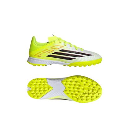 Adidas Kinderfußballschuhe F50 League TF, Turf Fußballschuhe für Kunstrasen, Hart- und Aschenplätze mit EVA-Dämpfung - machsport