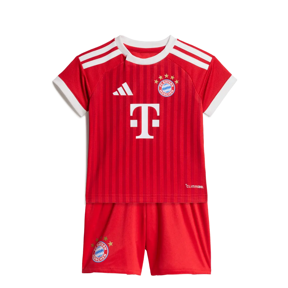 FC Bayern München Home Baby Kit 26/27, Baby Heimset mit Climacool und Druckknopfverschluss - machsport