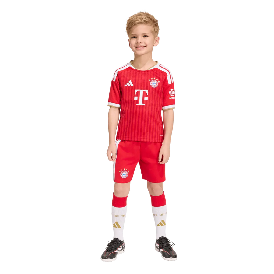 FC Bayern München Home Mini Kit 26/27, Mini Heimausrüstung mit Climacool für junge Fans - machsport