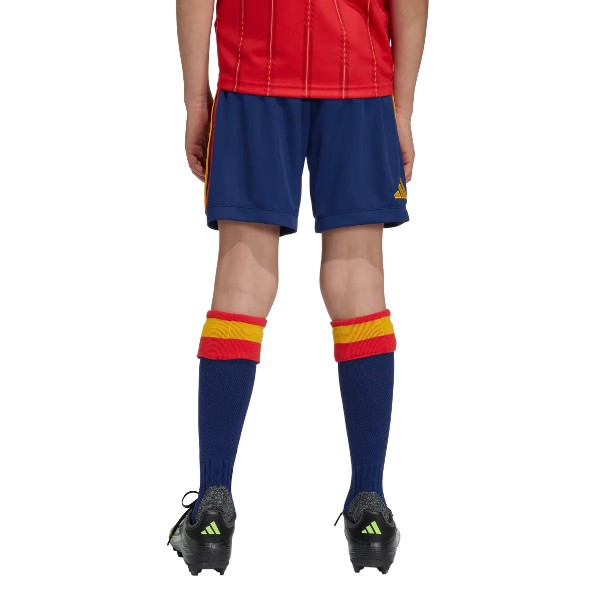 Spanien Kinderfußballshort Home Shorts, Heimshorts mit Climacool für Spiel, Training und Fan Einsatz - machsport