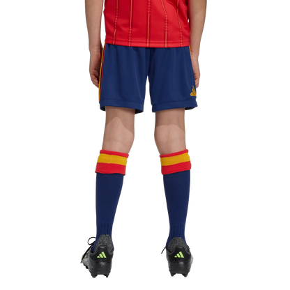 Spanien Kinderfußballshort Home Shorts, Heimshorts mit Climacool für Spiel, Training und Fan Einsatz - machsport