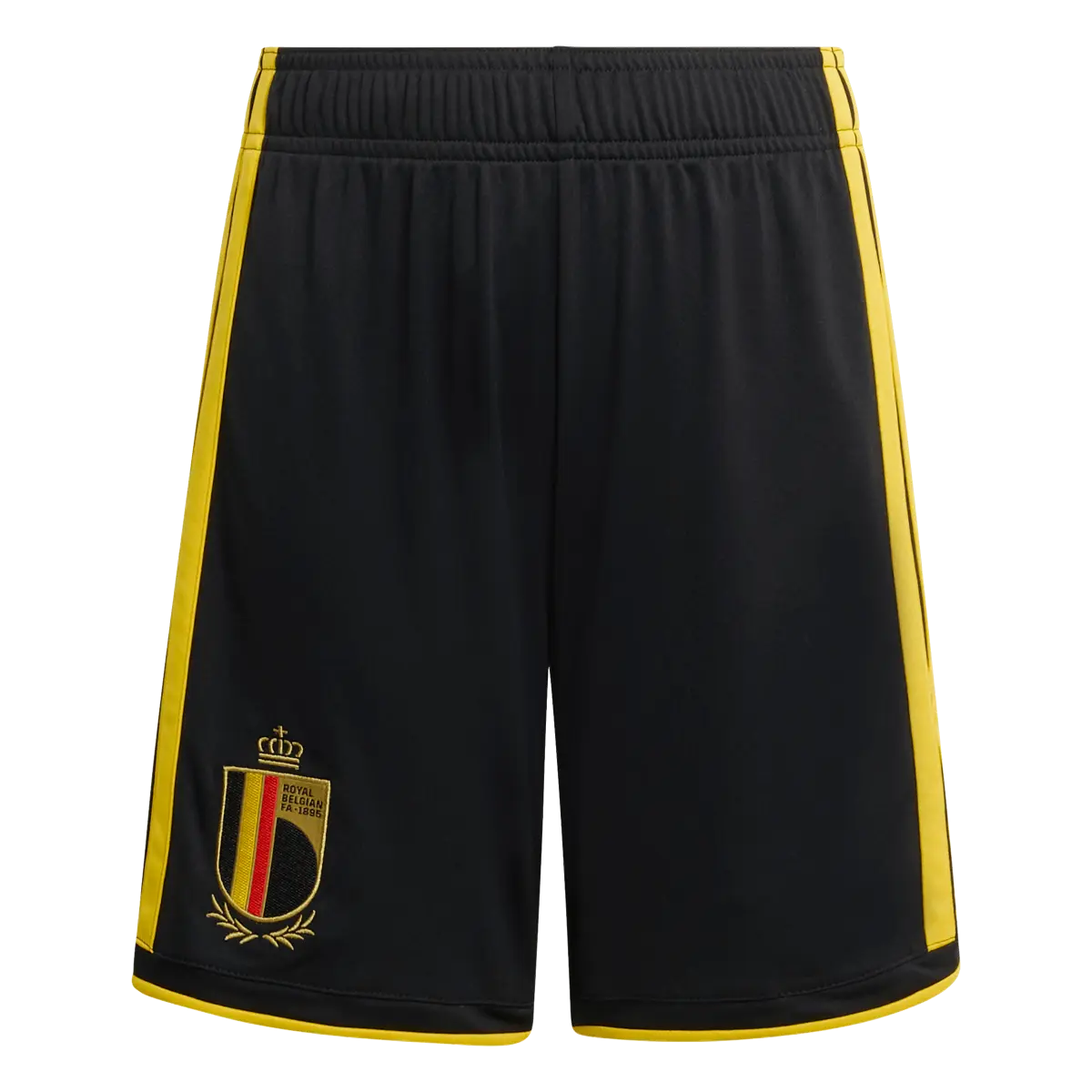 Belgien Kinderfußballshort Home 2026, Heimshorts mit Climacool für Spiel, Training und Fan Einsatz - machsport – Bild 