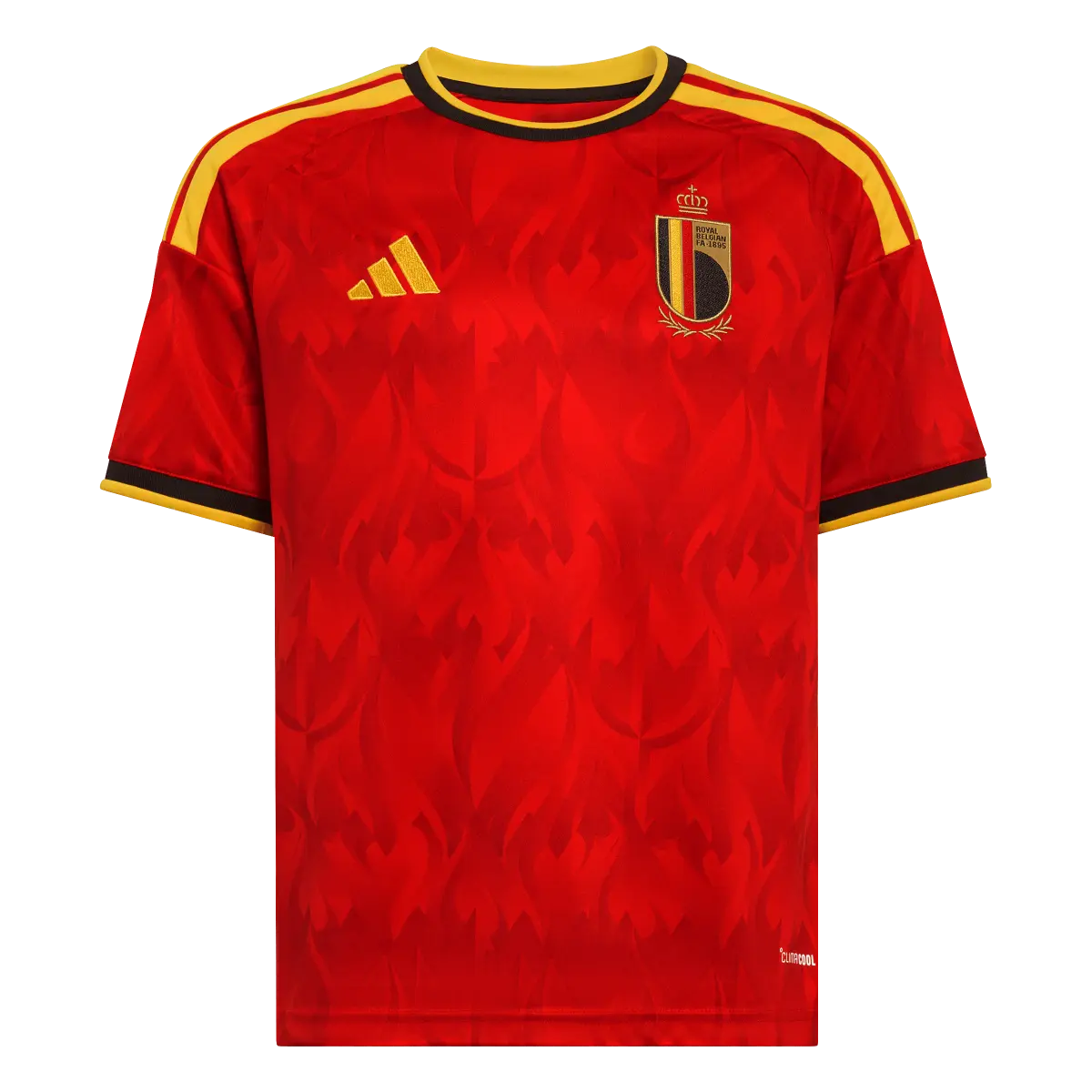 Belgien Kinderfußballshirt Home 2026, Heimtrikot mit Climacool für Training, Spiel und Fanmomente - machsport – Bild 