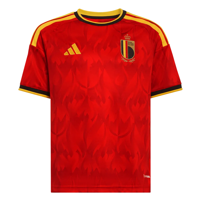 Belgien Kinderfußballshirt Home 2026, Heimtrikot mit Climacool für Training, Spiel und Fanmomente
