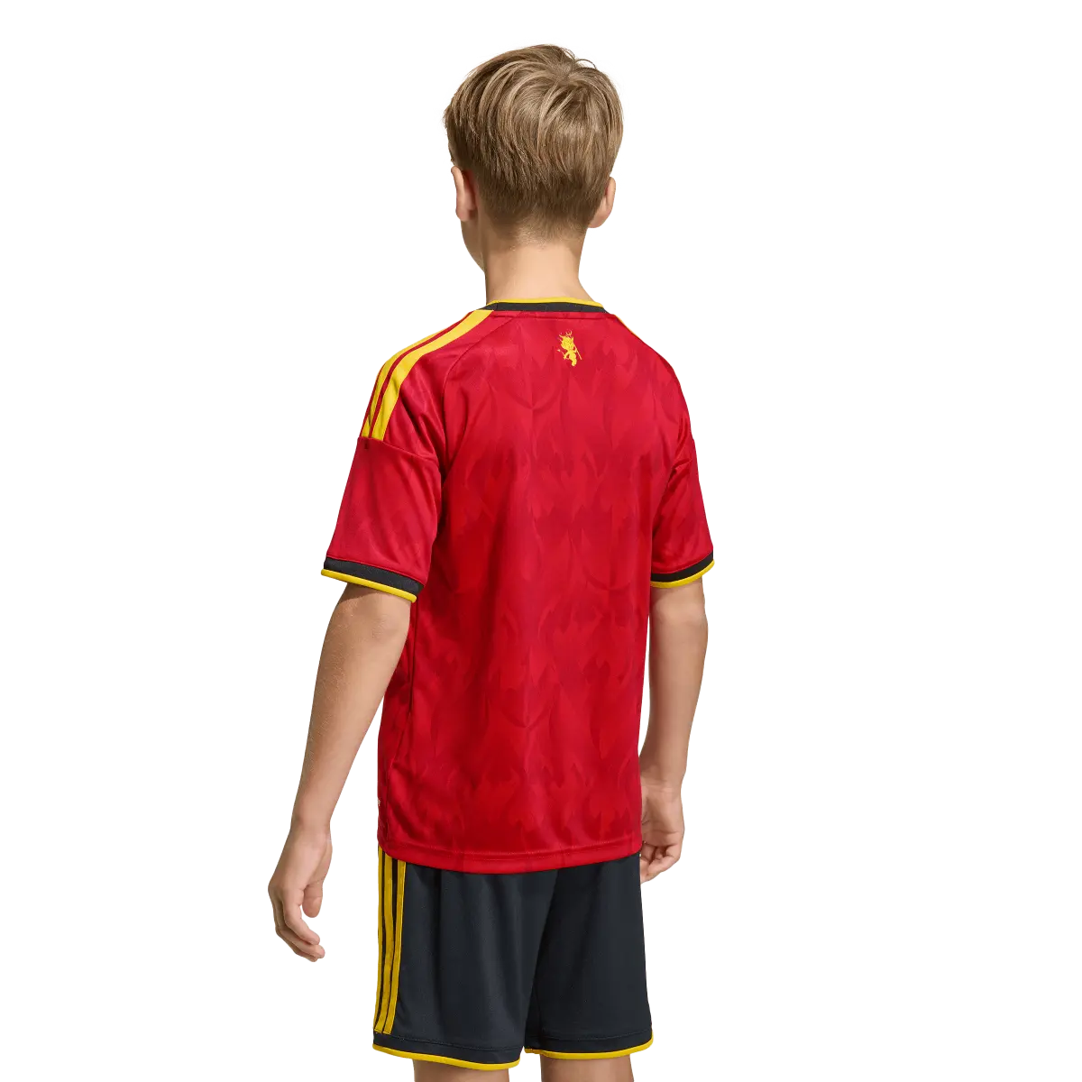 Belgien Kinderfußballshirt Home 2026, Heimtrikot mit Climacool für Training, Spiel und Fanmomente - machsport
