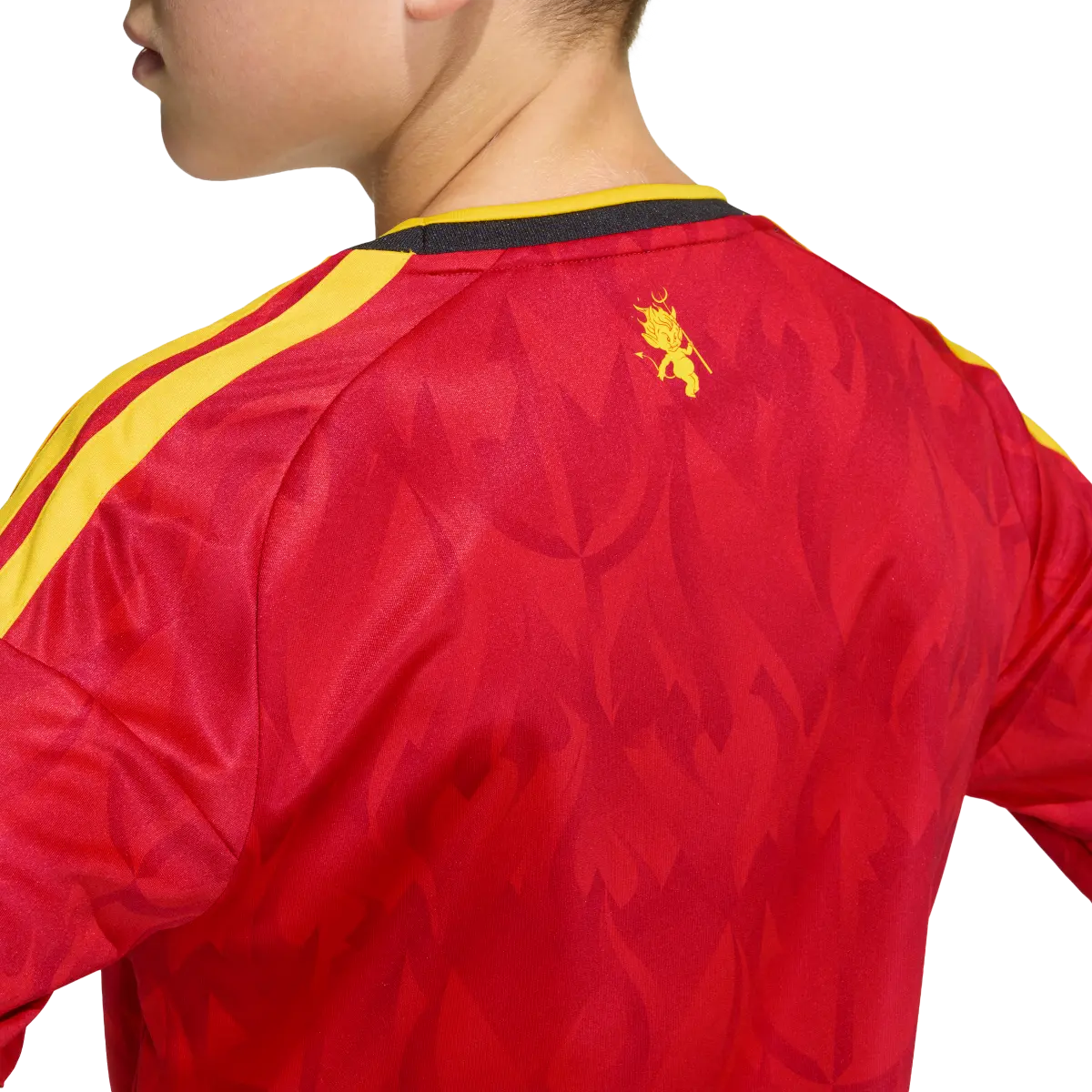 Belgien Kinderfußballshirt Home 2026, Heimtrikot mit Climacool für Training, Spiel und Fanmomente - machsport – Bild 