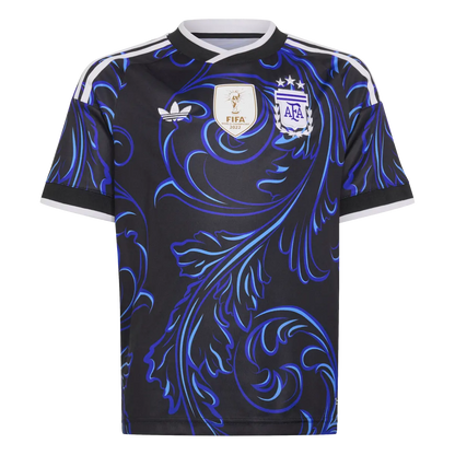 Argentinien Kinderfußballshirt Away Jersey, Kinder Auswärtstrikot mit Climacool für Spiel, Training und Fan Einsatz - machsport