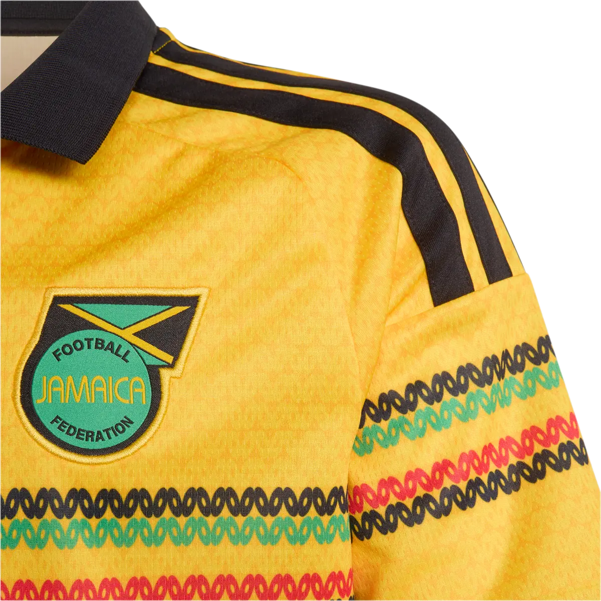 Jamaika Kinderfußballshirt Home Jersey 2026, Bob Marley, Kinder Heimtrikot mit Climacool für Spiel und Fanmomente - machsport