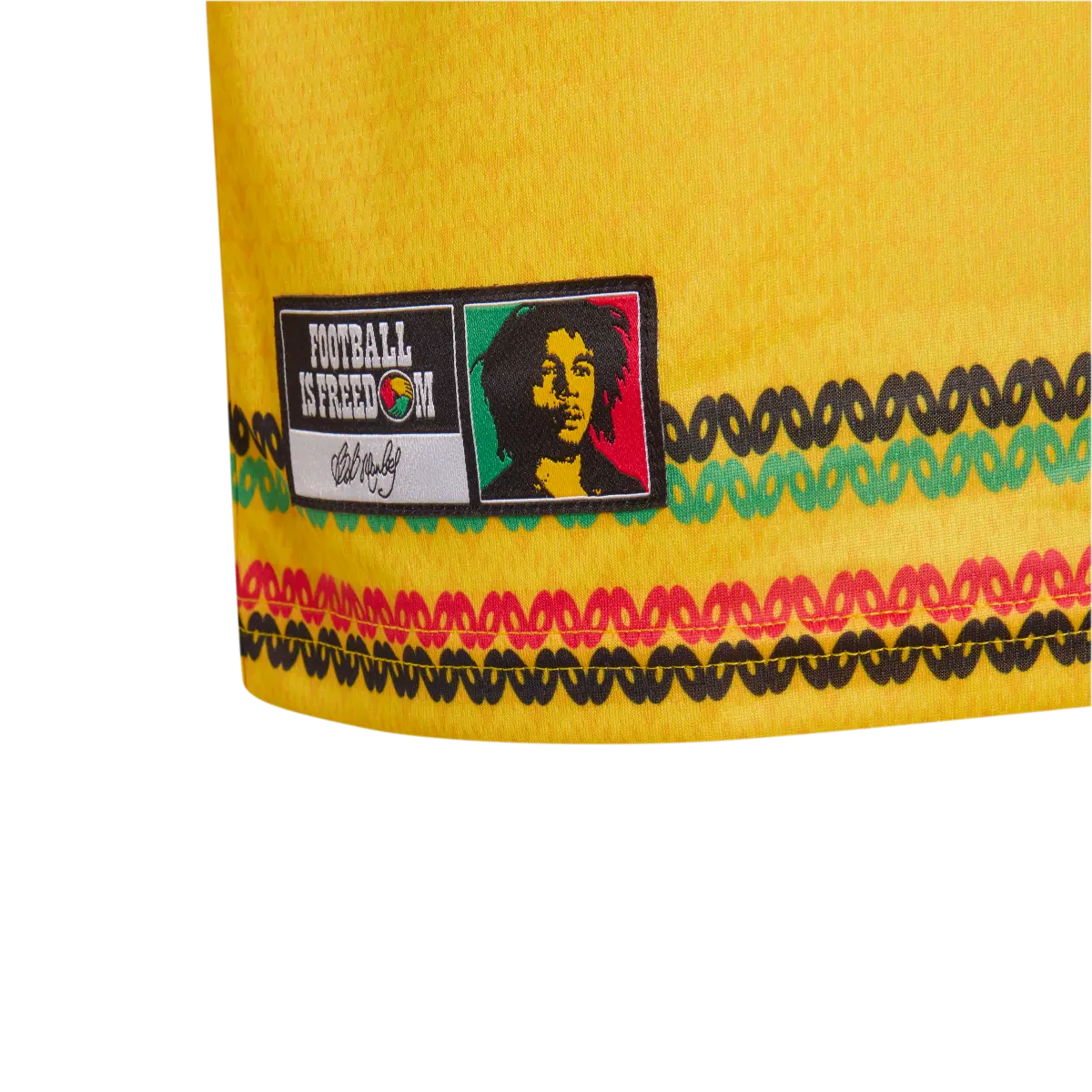 Jamaika Kinderfußballshirt Home Jersey 2026, Bob Marley, Kinder Heimtrikot mit Climacool für Spiel und Fanmomente - machsport – Bild 