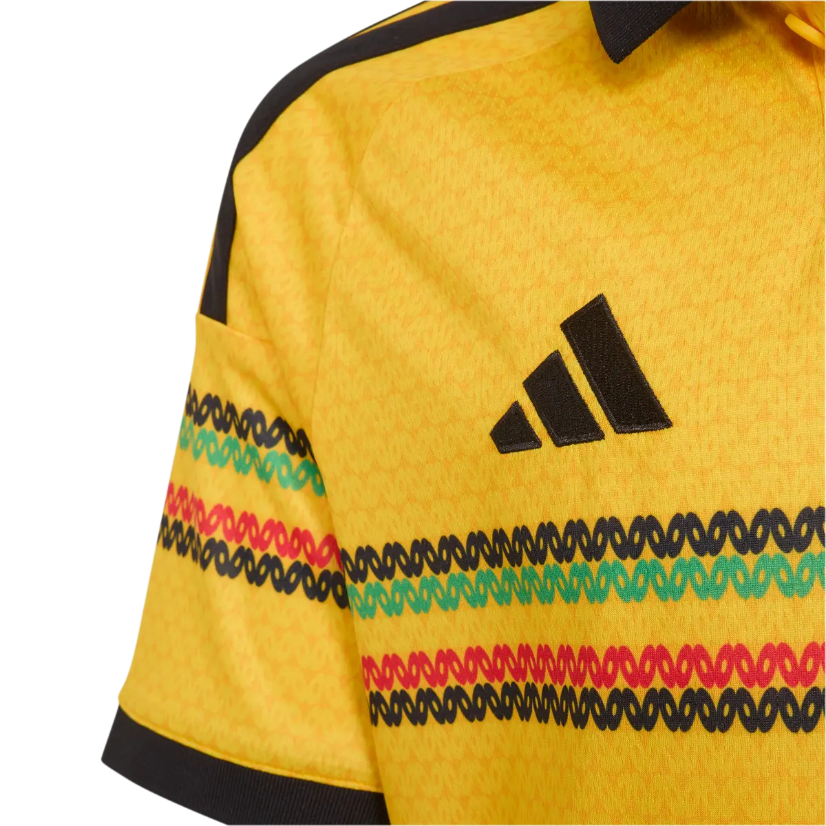 Jamaika Kinderfußballshirt Home Jersey 2026, Bob Marley, Kinder Heimtrikot mit Climacool für Spiel und Fanmomente - machsport – Bild 