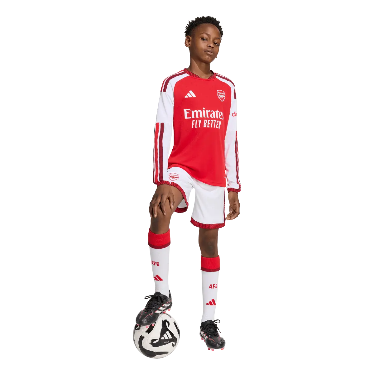 FC Arsenal Kinderfußballhose Home Short – Heimshort 2026/27 mit Climacool – Bild 