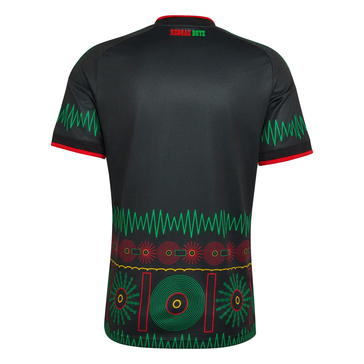 Jamaika Herrenfußballshirt Away Jersey 2026, Bob Marley Auswärtstrikot mit Climacool für Spiel und Fanmomente - machsport – Bild 