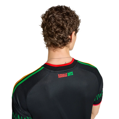 Jamaika Herrenfußballshirt Away Jersey 2026, Bob Marley Auswärtstrikot mit Climacool für Spiel und Fanmomente - machsport