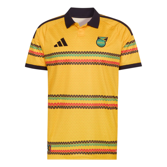 Jamaika Herrenfußballschirt Home Jersey 2026, Heimtrikot mit Climacool und Bob Marley Inspiration