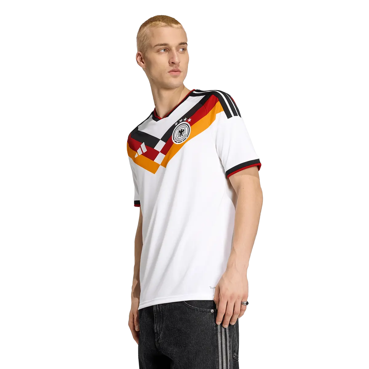 DFB Herrenfußballshirt Home 2026, Heimtrikot mit Climacool für Spiel, Training und Fan Einsatz - machsport – Bild 