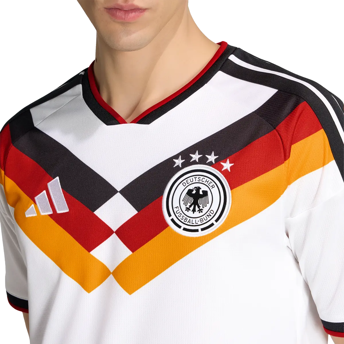 DFB Herrenfußballshirt Home 2026, Heimtrikot mit Climacool für Spiel, Training und Fan Einsatz - machsport – Bild 