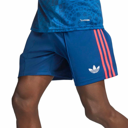 Kroatien Herrenfußballhose Auswärtsshorts 26/27 – Rückansicht – dunkelblau / S