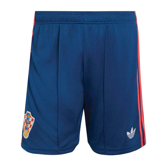 Kroatien Herrenfußballhose Auswärtsshorts 26/27 – dunkelblau / S