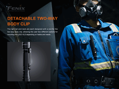Fenix LD22 V2.0 Vielseitige Outdoor- und EDC-Taschenlampe, 800 Lumen