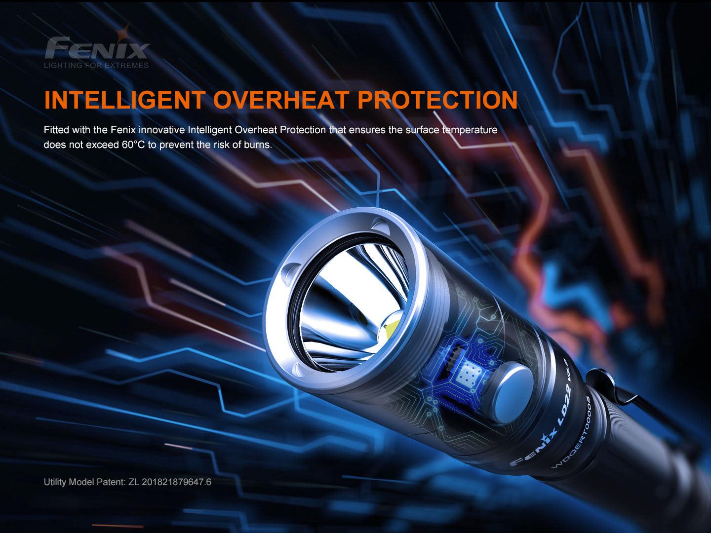 Fenix LD22 V2.0 Vielseitige Outdoor- und EDC-Taschenlampe, 800 Lumen