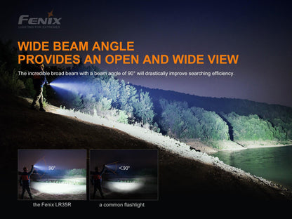 Fenix LR35R Kraftvolle, kompakte Suchlampe, 10000 Lumen