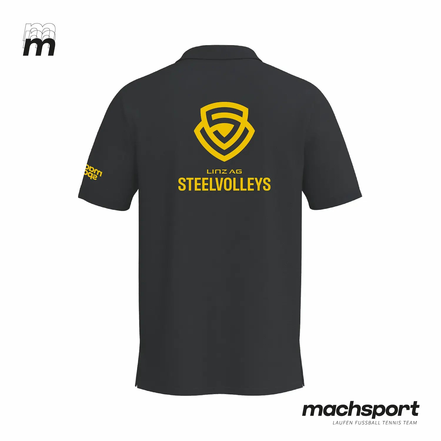 LINZ AG Steelvolleys TS Poloshirt - machsport – Bild 