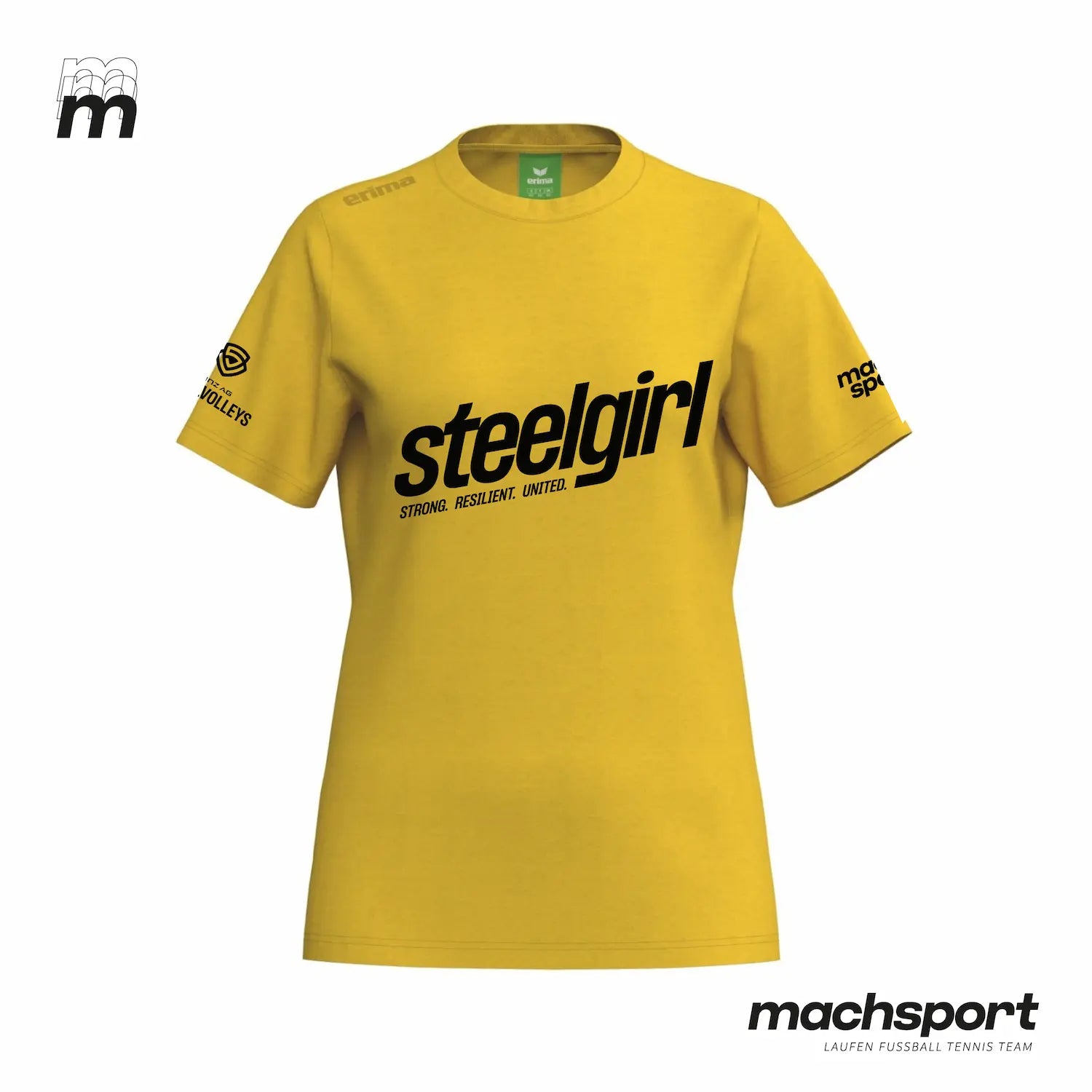 LINZ AG Steelvolleys T-Shirt Damen "steelgirl" - machsport – Bild 
