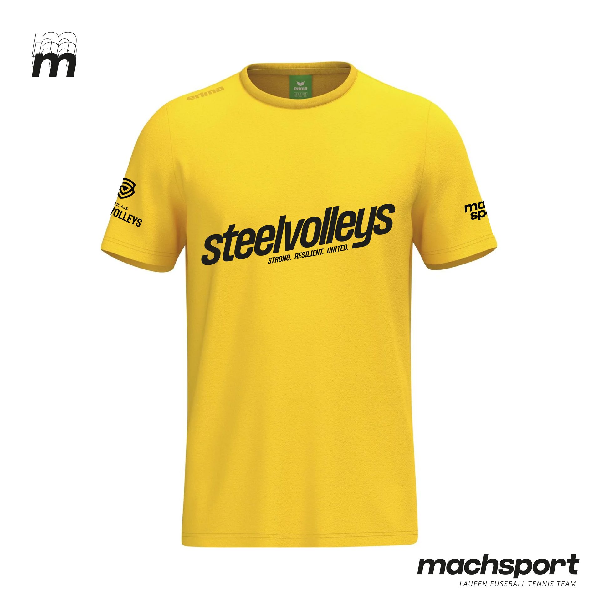 LINZ AG Steelvolleys T-Shirt "steelvolleys" - machsport – Bild 