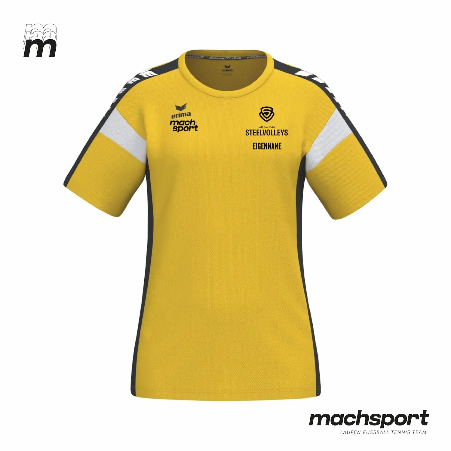 LINZ AG Steelvolleys Trainingsshirt Damen - machsport – Bild 