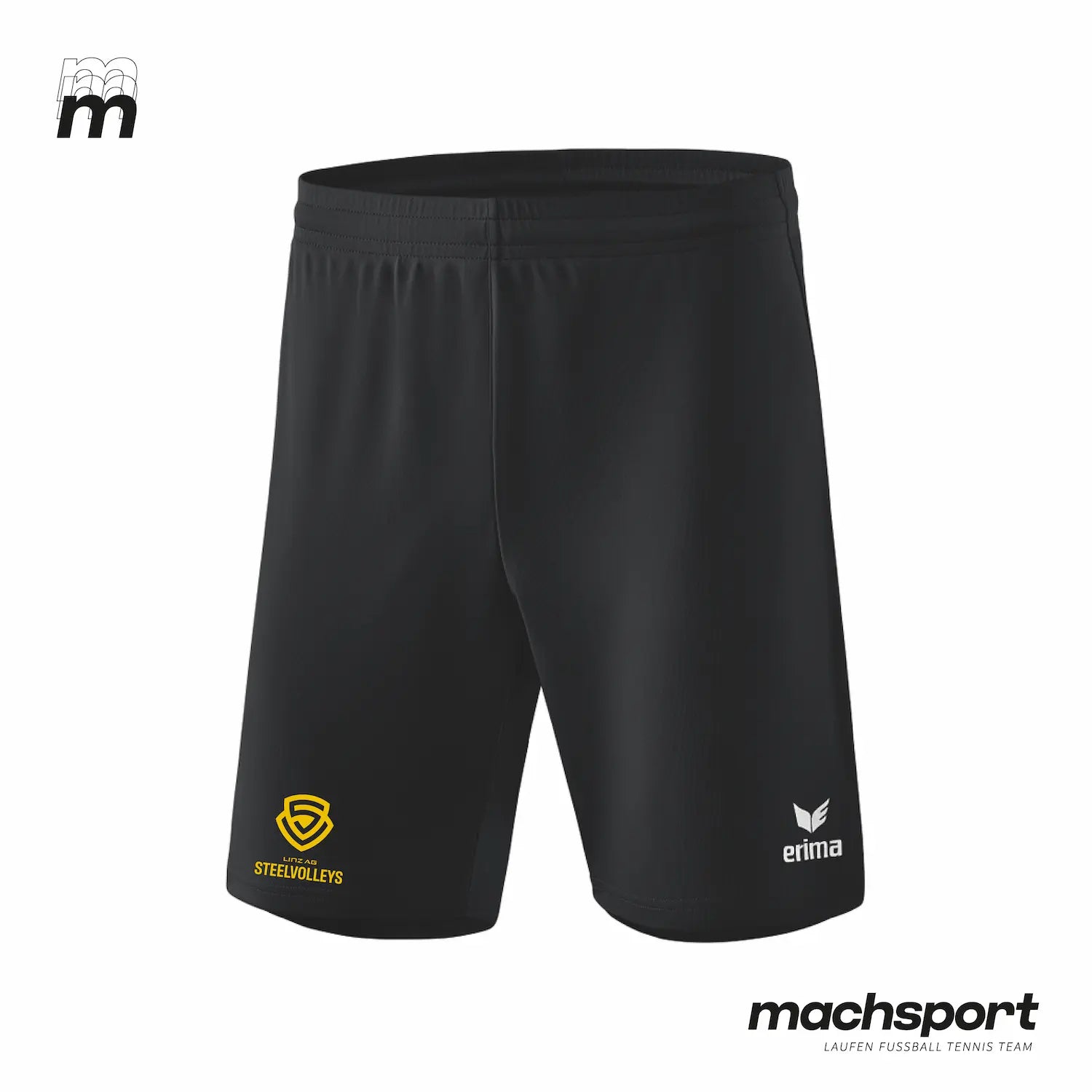 LINZ AG Steelvolleys Trainingsshorts - machsport – Bild 