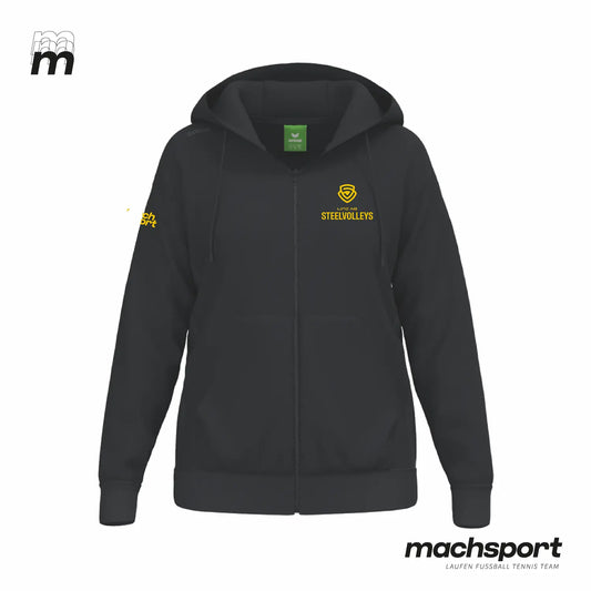 LINZ AG Steelvolleys Zip-Hoody schwarz Damen – 34