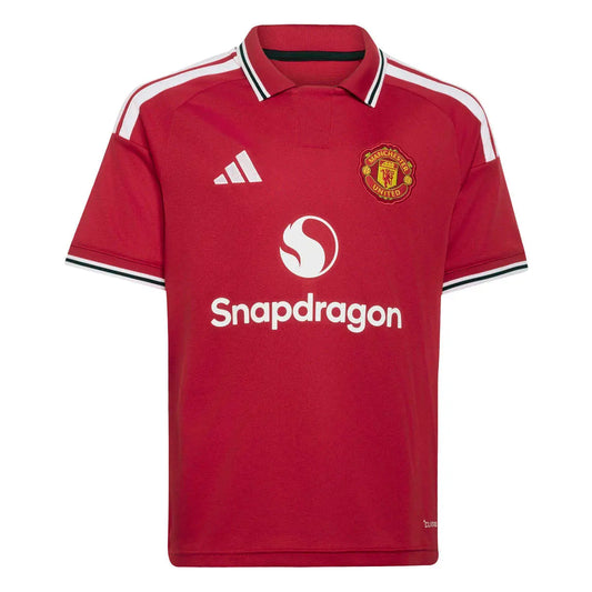 Manchester United Kinderfußballshirt Heimtrikot 26/27 – rot / 128