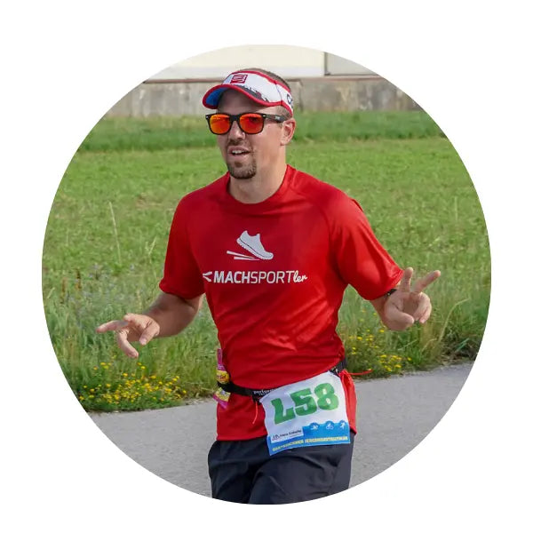 Mario Tschautscher - Mitarbeiter von machsport beim Laufen
