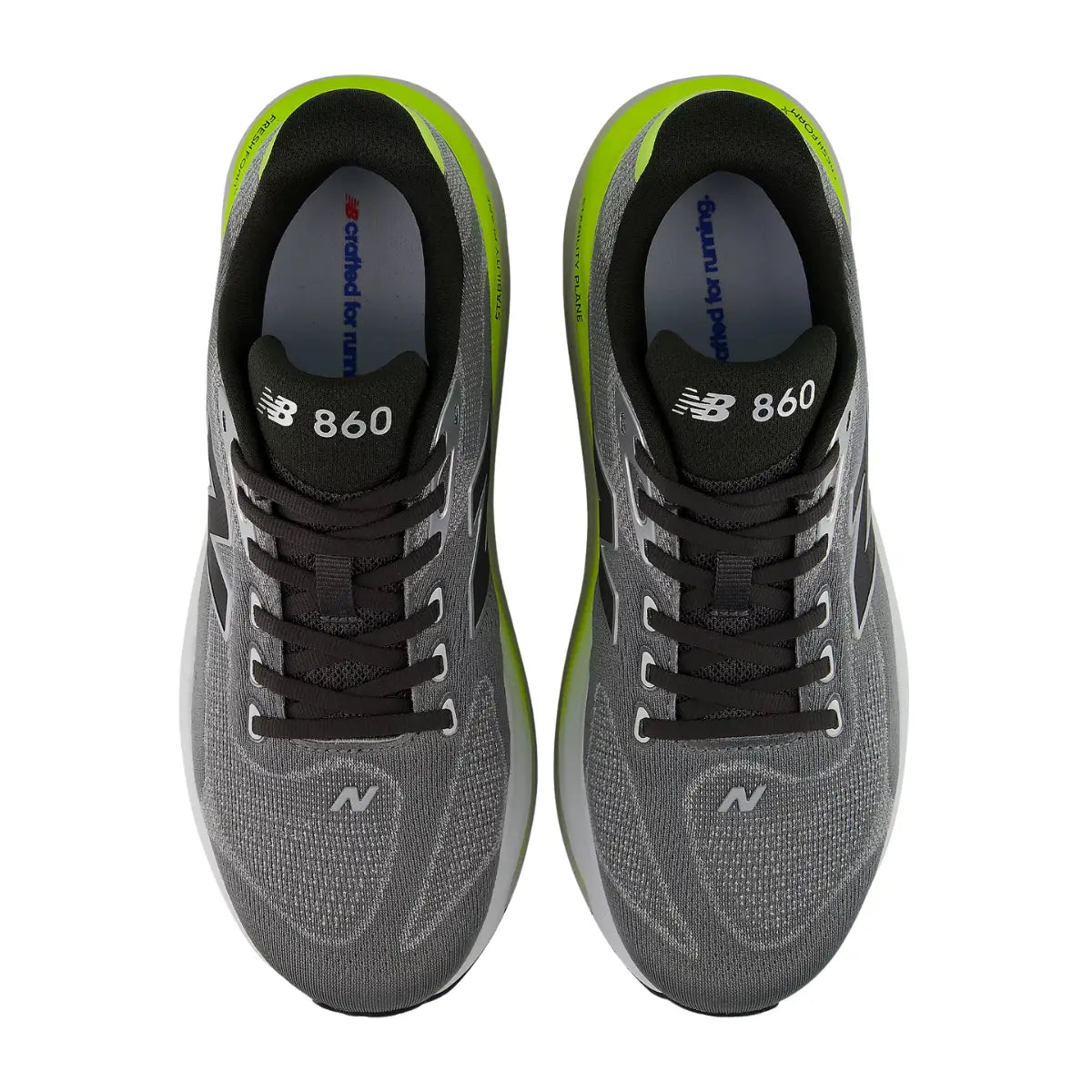 New Balance Herrenlaufschuhe Fresh Foam X 860v15, slate grey mit alkaline green