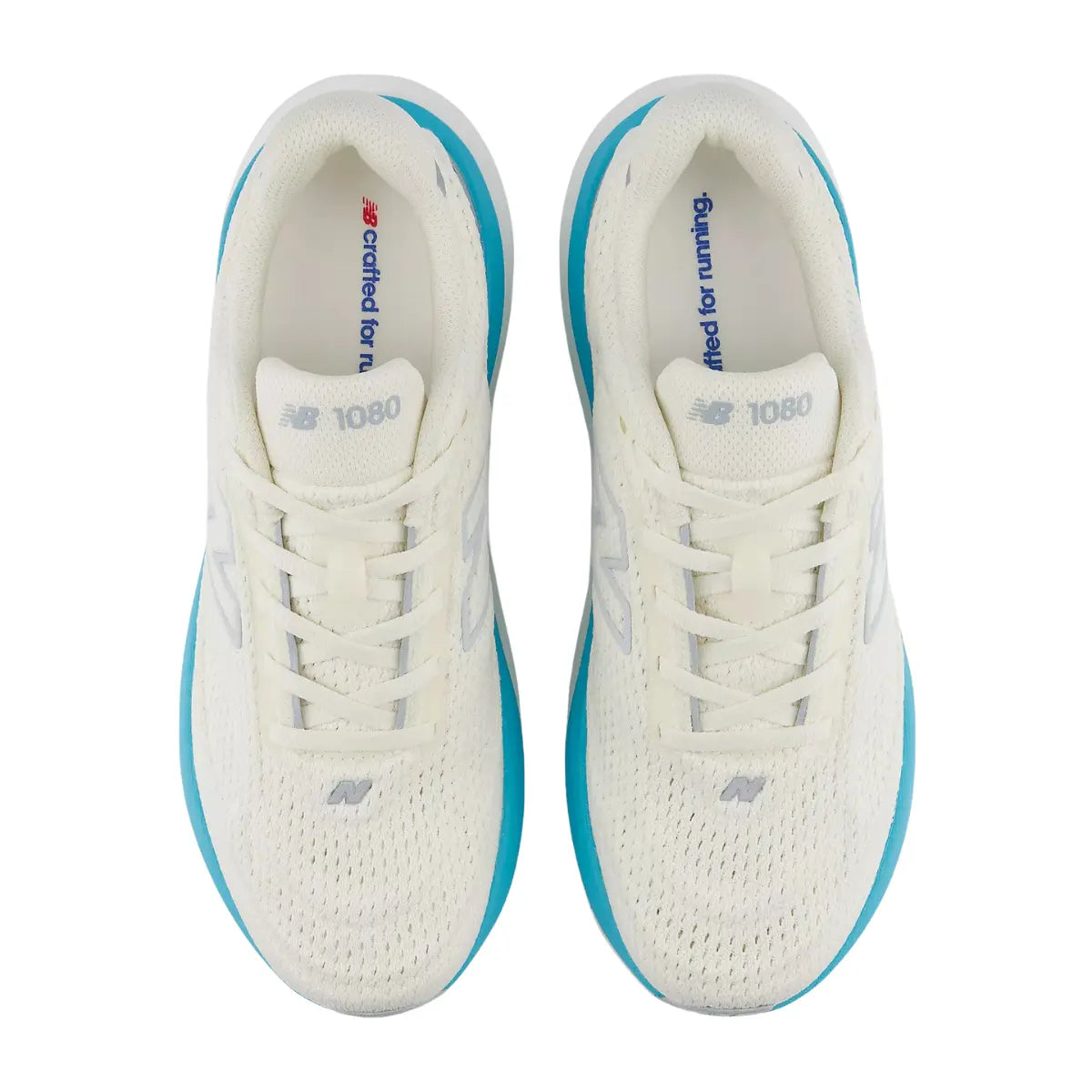 New Balance Damenlaufschuhe 1080v15, Angora mit blue glaze