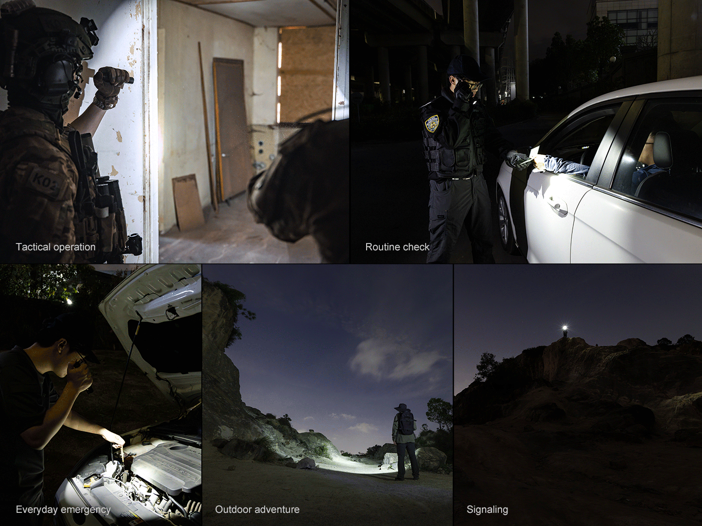 Fenix PD35R ACE Multi-Mode taktische Taschenlampe, 2000 Lumen
